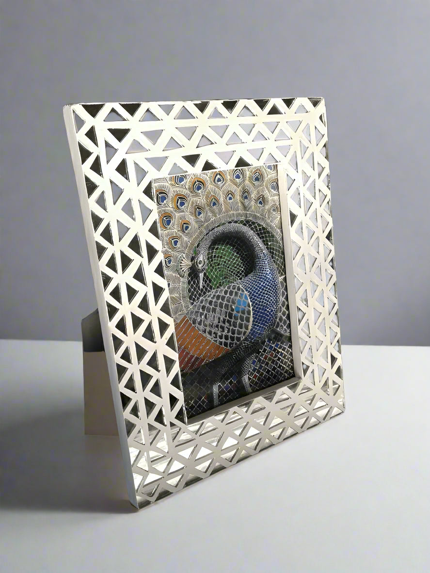 Glass Inlay Mirror Art Work Photo Frame