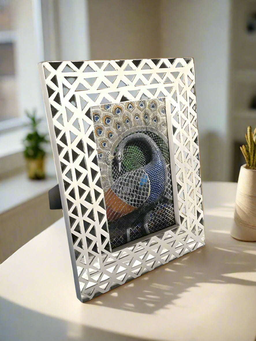 Glass Inlay Mirror Art Work Photo Frame