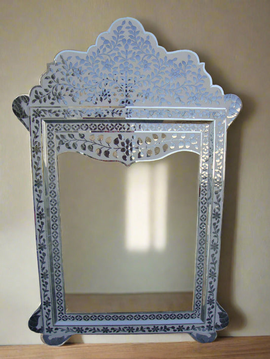 Thikri Glass Inlay Mirror Art Work Mirror Frame