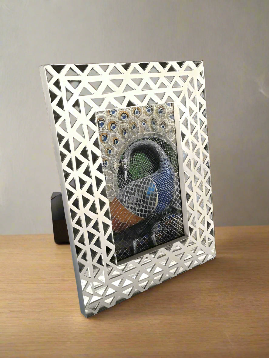Glass Inlay Mirror Art Work Photo Frame